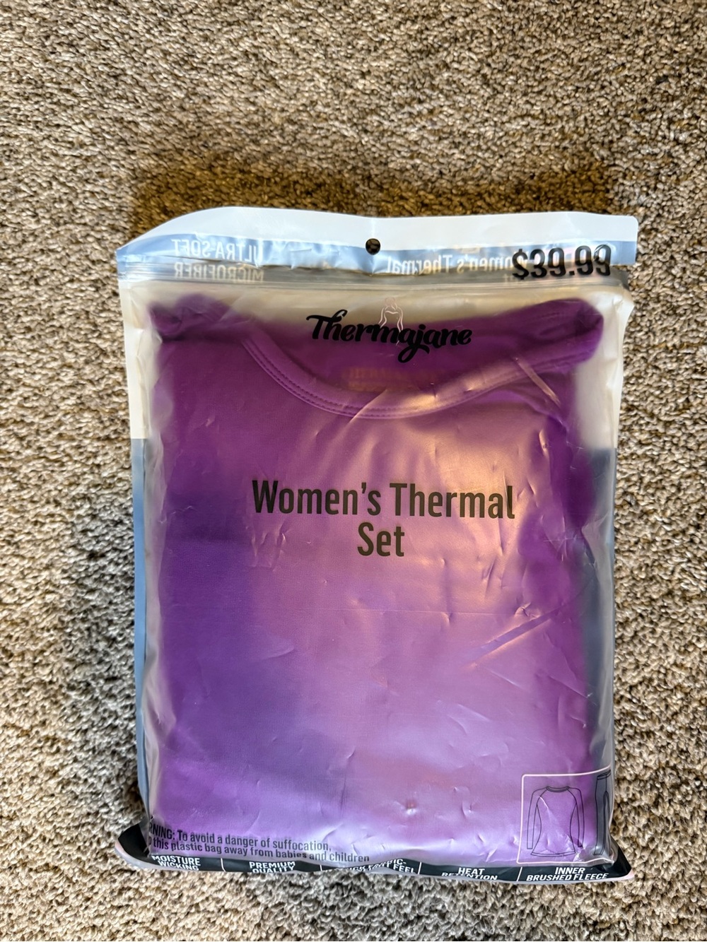 Women's Thermal Set - Purple